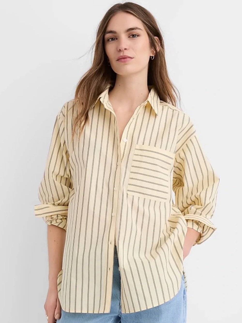 LOFT Oversized Pocket Shirt